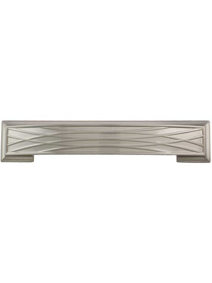 Aberdeen Cup Pull - 5 inch Center-to-Center in Satin Nickel.